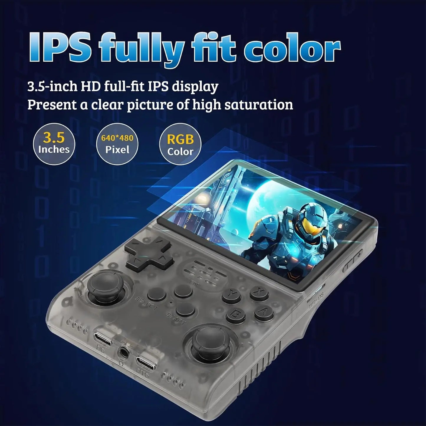 R40S Pro Handheld Retro Game Console
