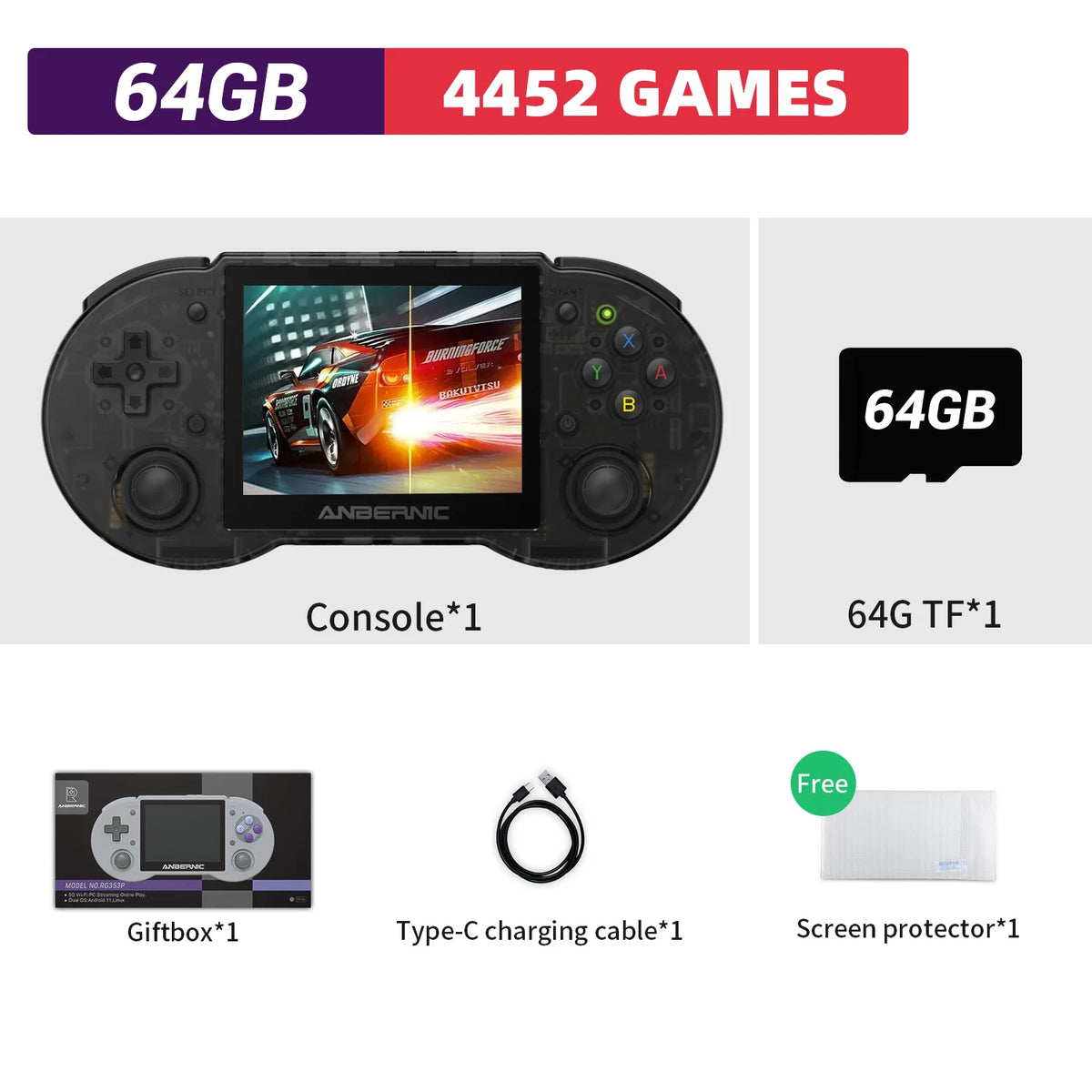 RG353P Retro Handheld Game Console (2026 Version)