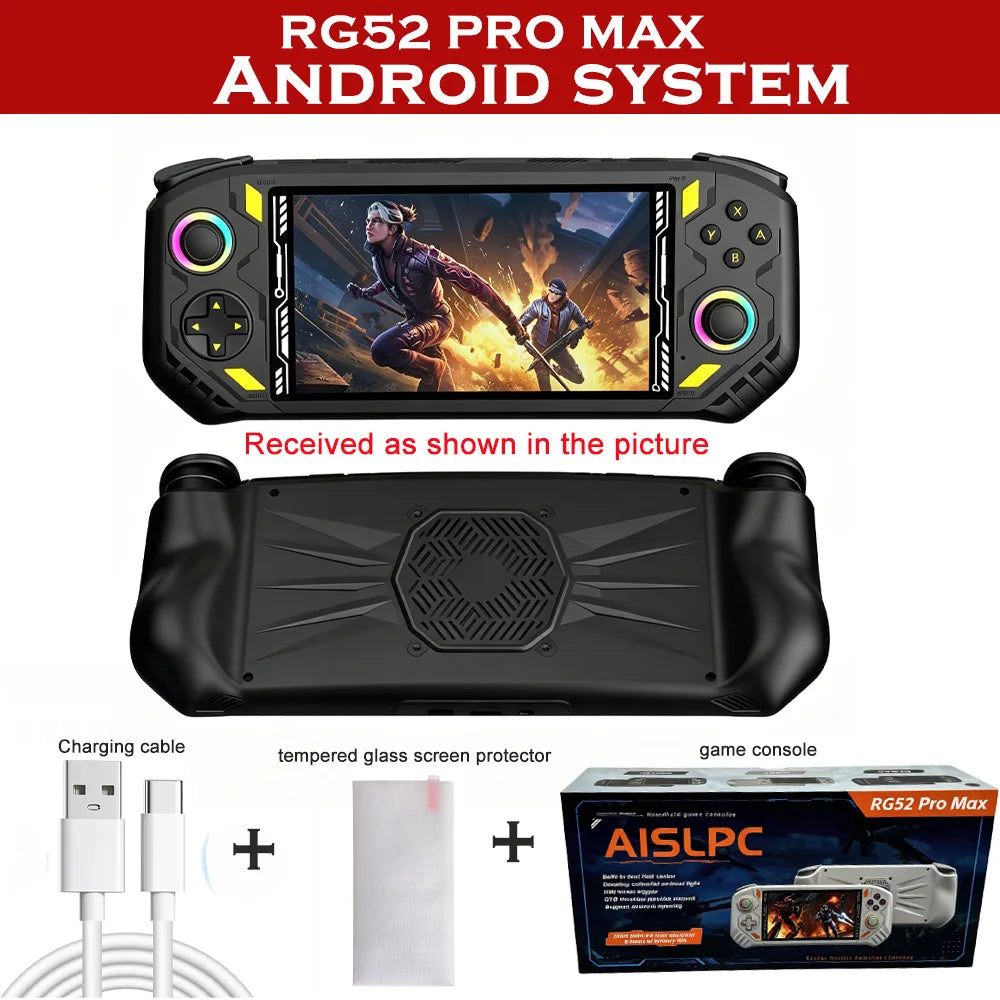RG52 Pro Max Retro Handheld Game Console (2026 Version)