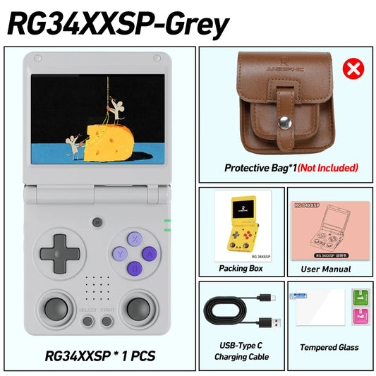 RG34XXSP Retro Handheld Game Console (2026 Version)
