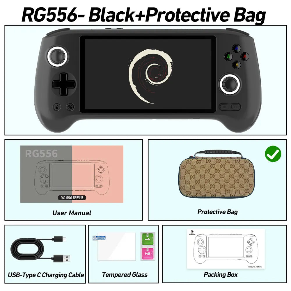 RG556 Retro Handheld Game Console (2026 Version)