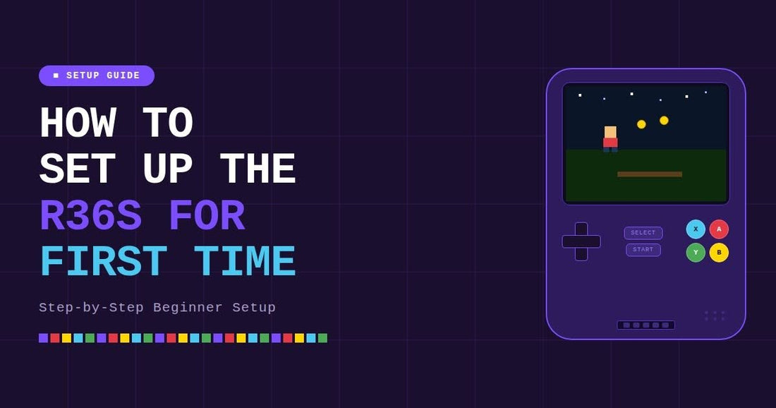 How to Set Up the R36S Retro Handheld for the First Time