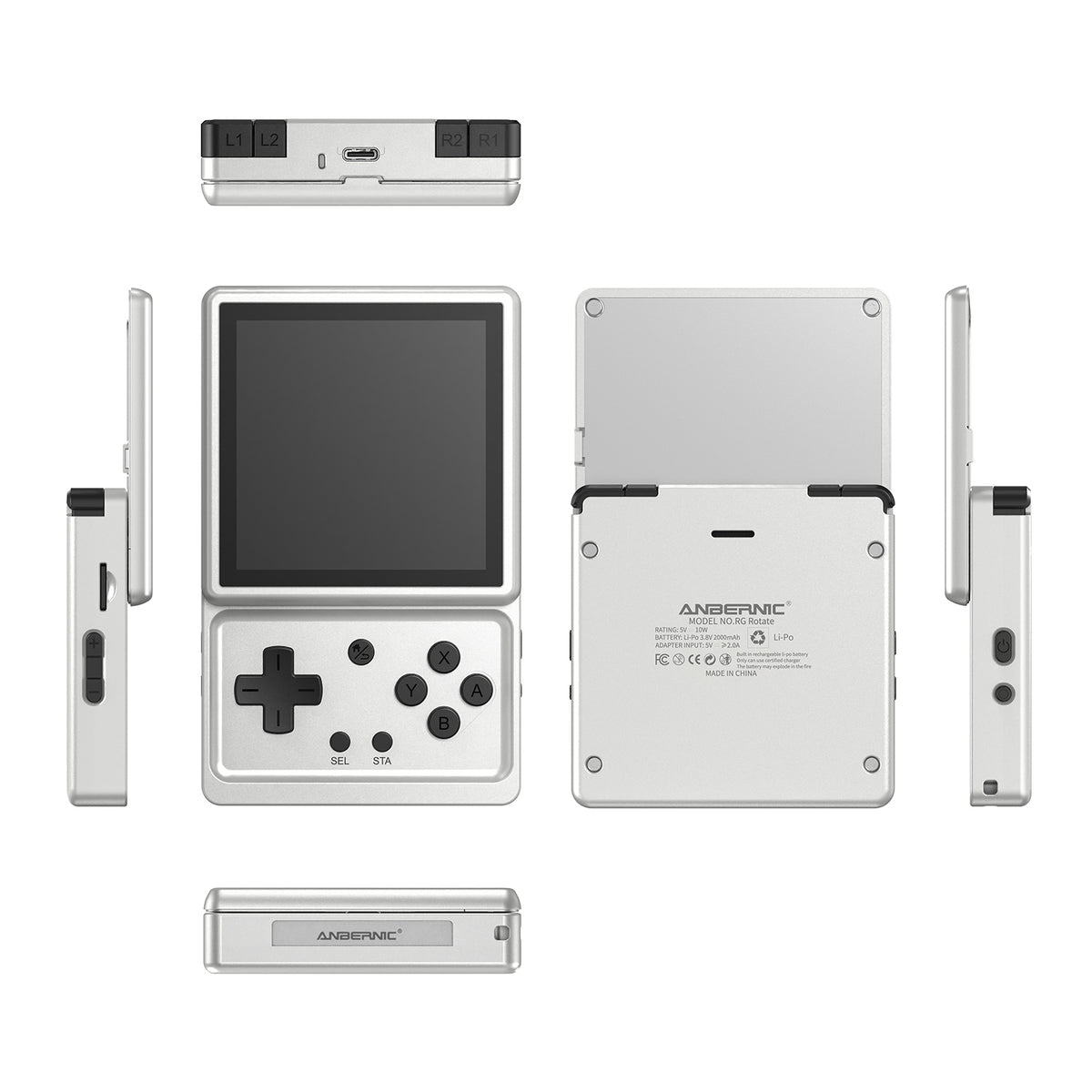 RG Rotate Retro Handheld Game Console (2026 Version)