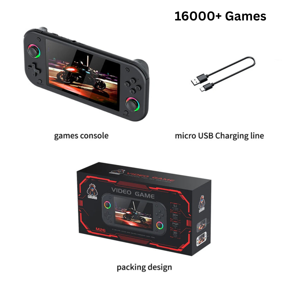 M26 Retro Handheld Game Console (2026 Version)