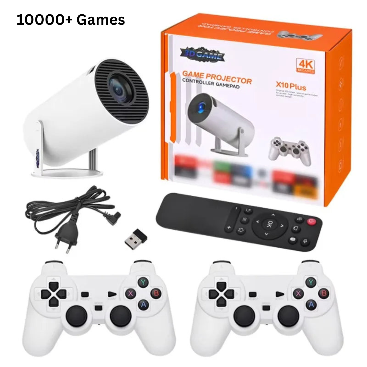 X10 Plus Retro Game Projector (2026 Version)