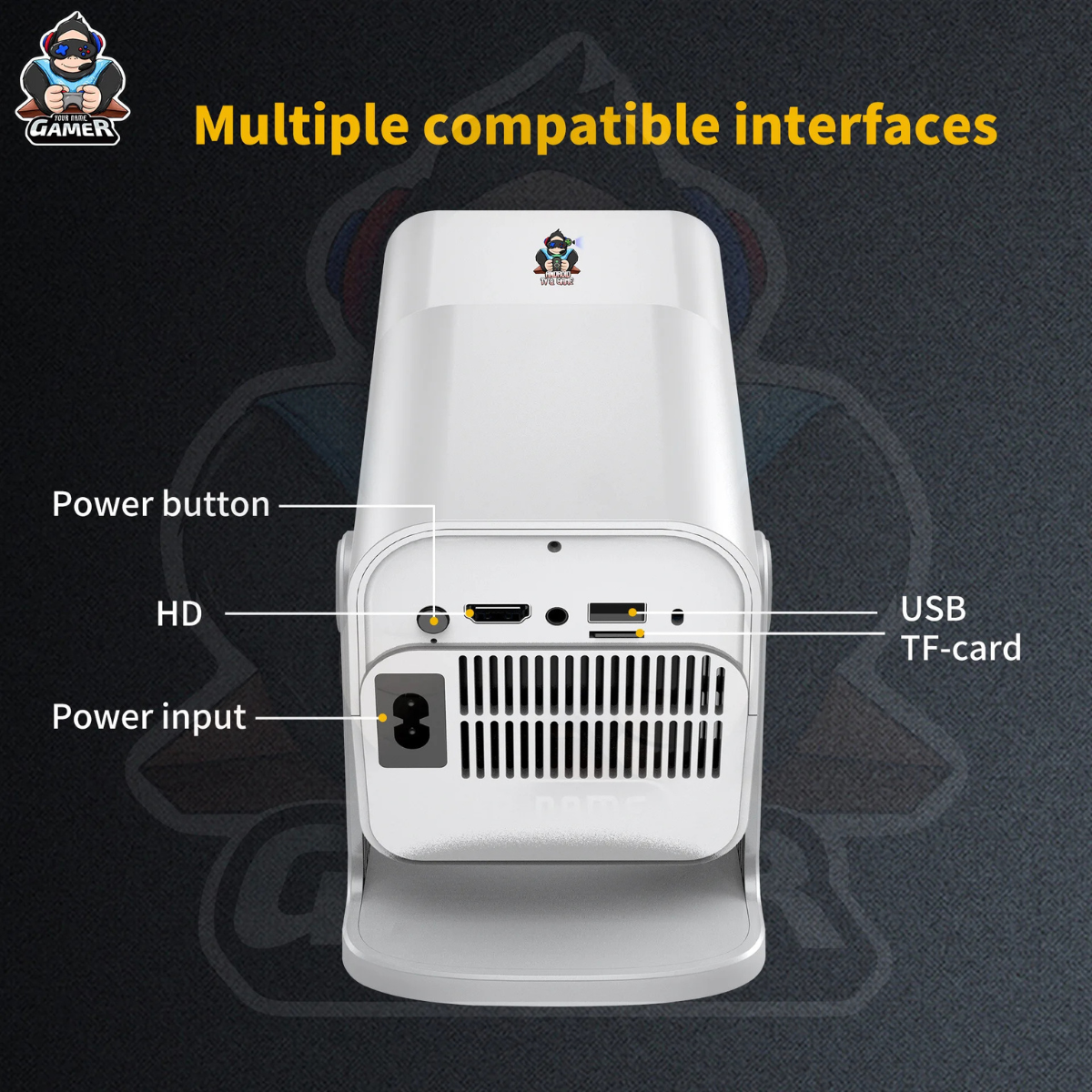 HCS350 Pro Retro Game Projector (2026 Version)