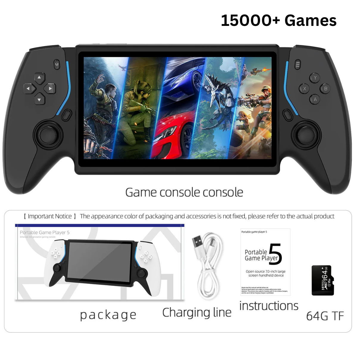 Console de jeu portable: Console de jeu de la main-d'œuvre rétro avec 500 jeux classiques, écran LCD de 3,0 pouces, console d'arcade légère pour le Console de jeu portable: Console de jeu de la main-d'œuvre rétro avec 500 jeux classiques, écran LCD de 3,0 pouces, console d'arcade légère pour le