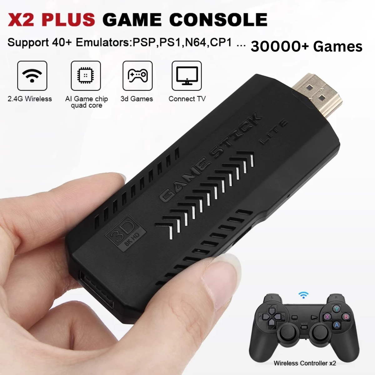 X2 Ultra Retro Game Stick (2026 Version)