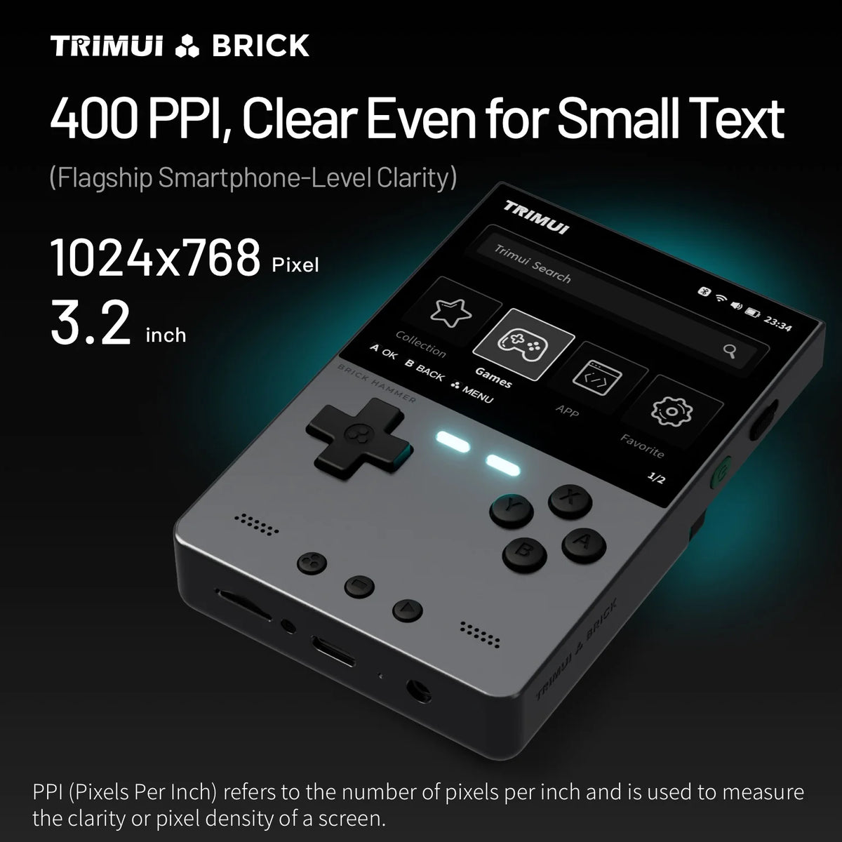 TRIMUI Brick Hammer Retro Handheld Game Console (2026 Version)