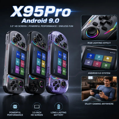 X95 Pro Retro Handheld Game Console (2026 Version)