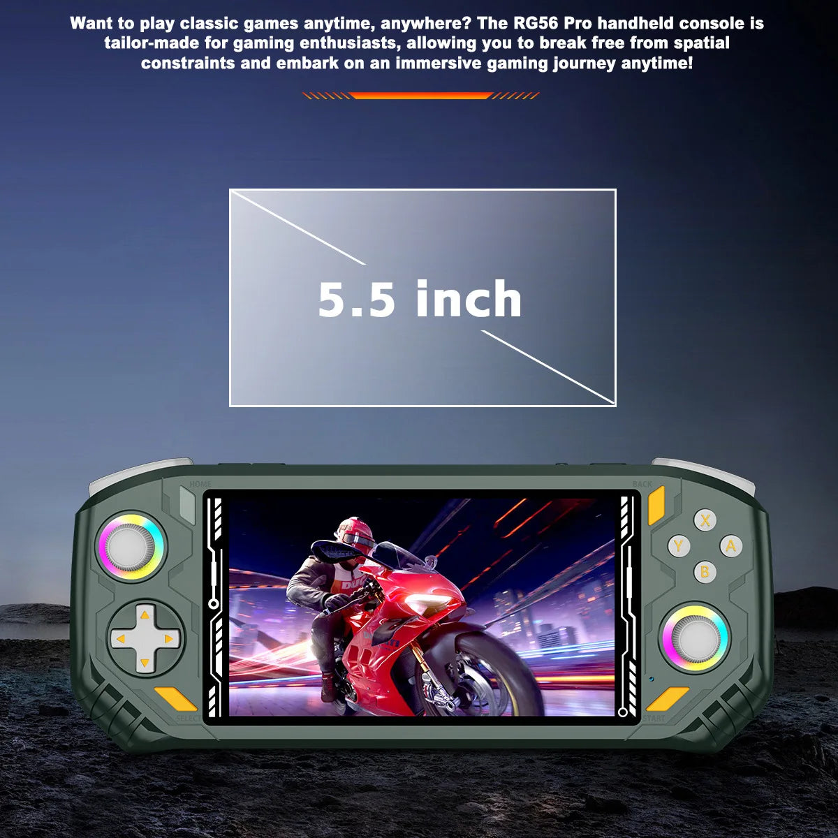 RG56 Pro Max Retro Handheld Game Console (2026 Version)