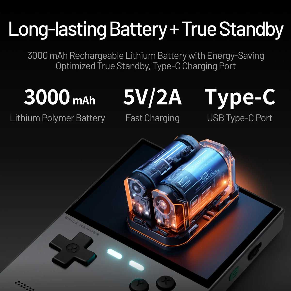 TRIMUI Brick Hammer Retro Handheld Game Console (2026 Version)