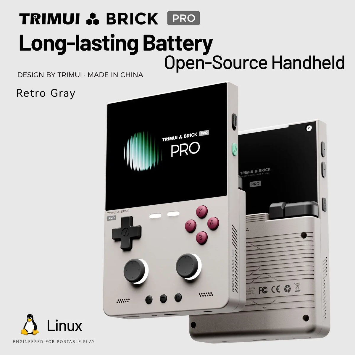 TRIMUI BRICK PRO Retro Handheld Game Console (2026 Version)