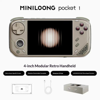MINILOONG POCKET 1 Retro Handheld Game Console (2026 Version)