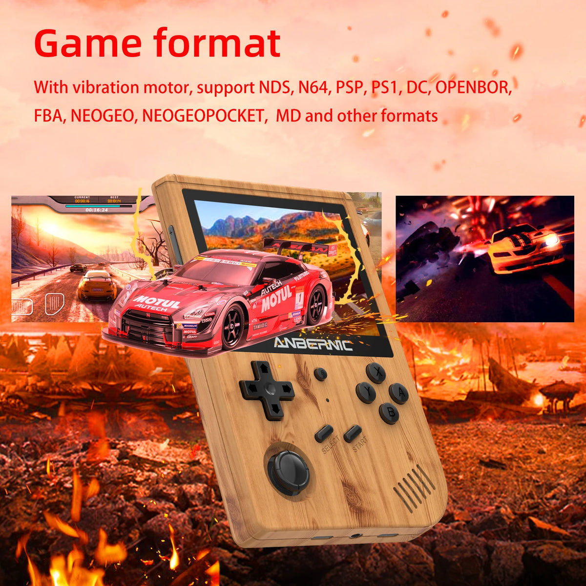 RG351V Retro Handheld Games Console (2026 Version)
