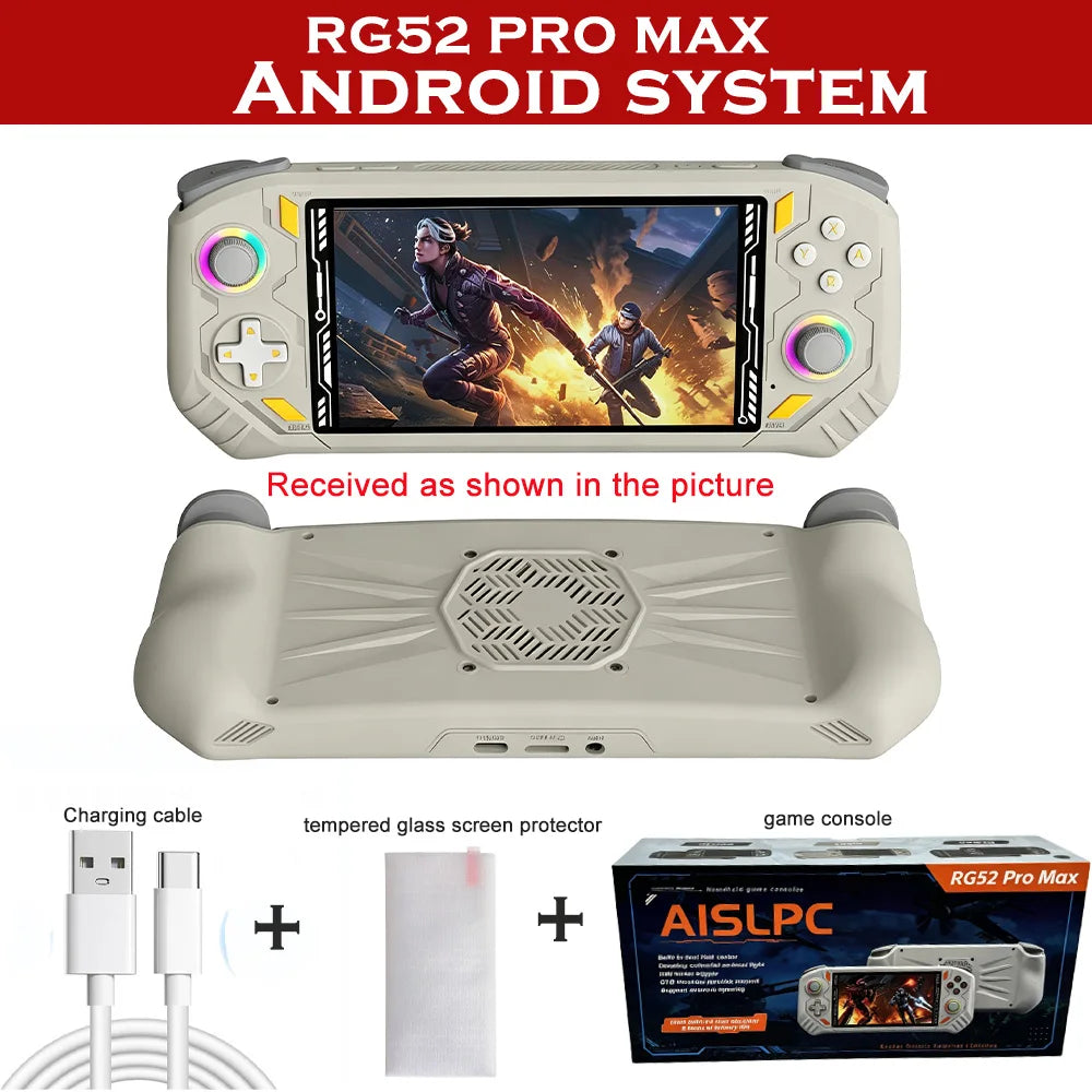 RG52 Pro Max Retro Handheld Game Console (2026 Version)