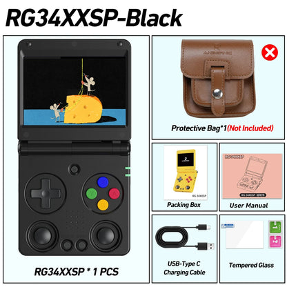 RG34XXSP Retro Handheld Game Console (2026 Version)