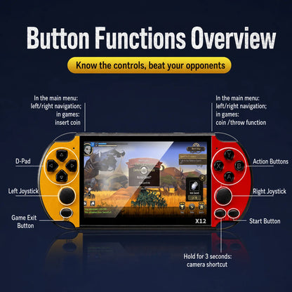 X12 Retro Handheld Game Console (2026 Version)