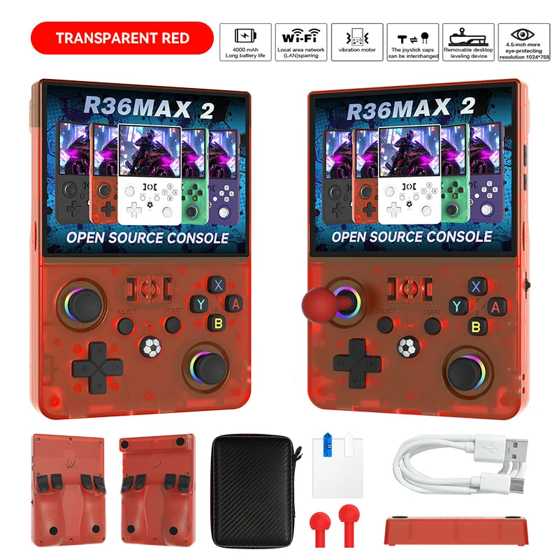 R36 Max 2 Retro Handheld Game Console (2026 Version)