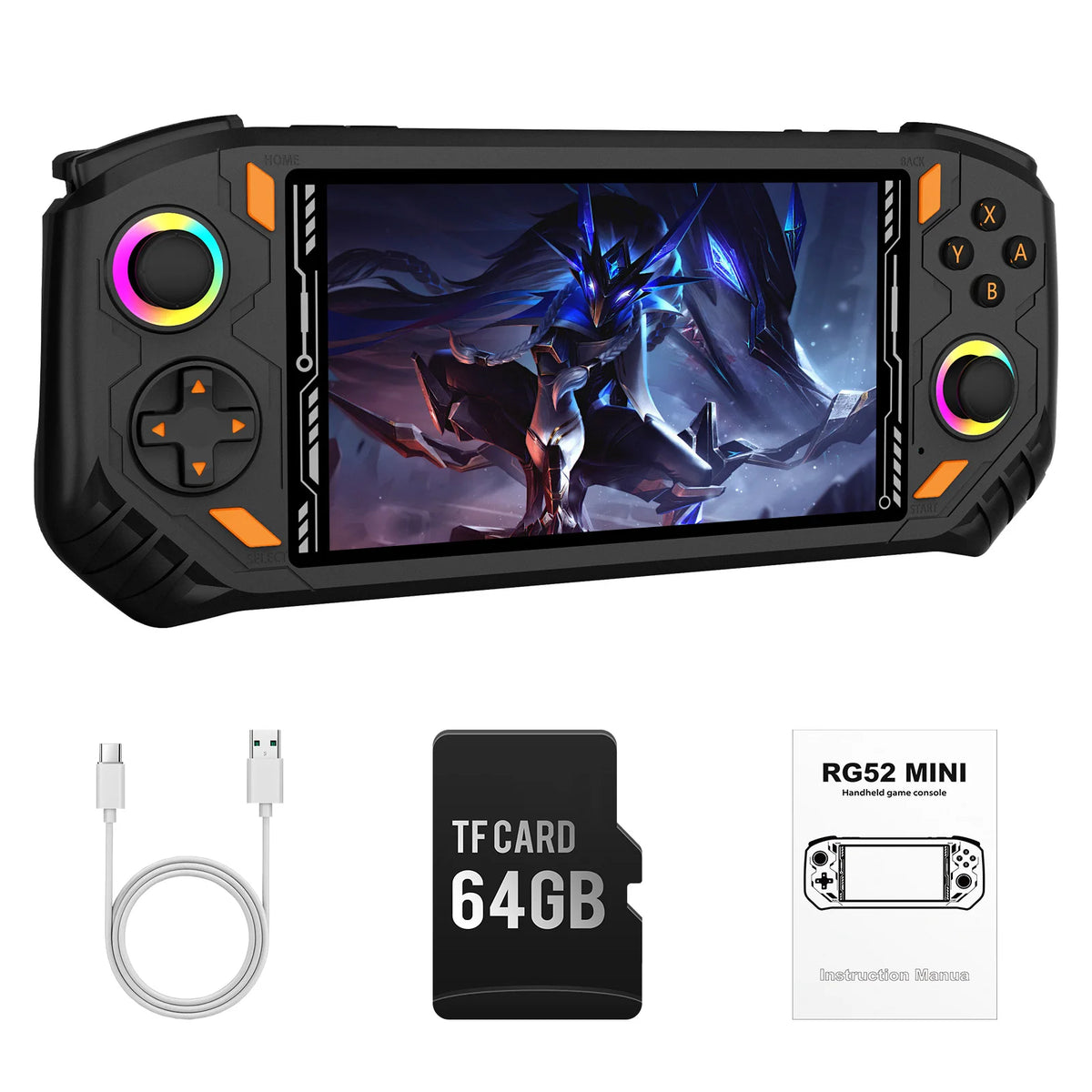 RG52 MINI Retro Handheld Game Console (2026 Version)