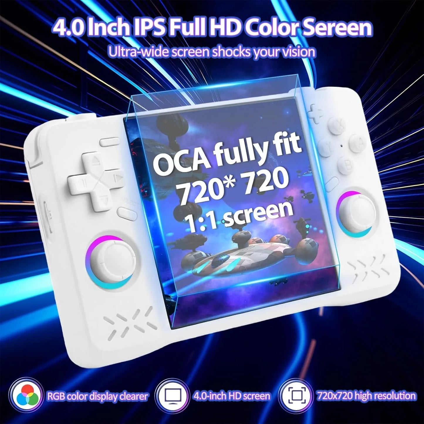 XF40H Retro Handheld Game Console (2026 Version)