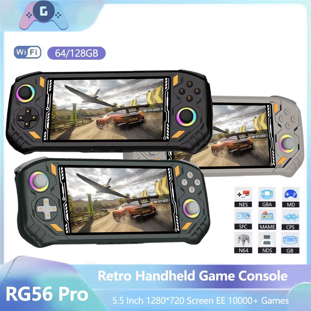 RG56 Pro Max Retro Handheld Game Console (2026 Version)