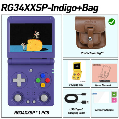 RG34XXSP Retro Handheld Game Console (2026 Version)
