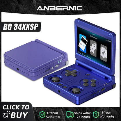RG34XXSP Retro Handheld Game Console (2026 Version)