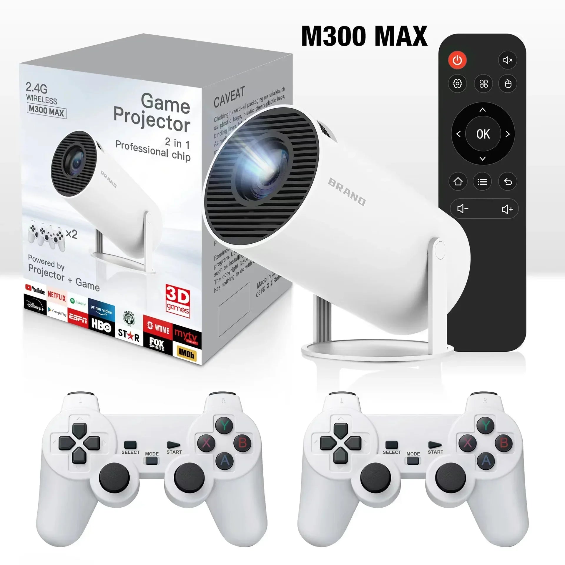 M300 MAX Retro game Projector 