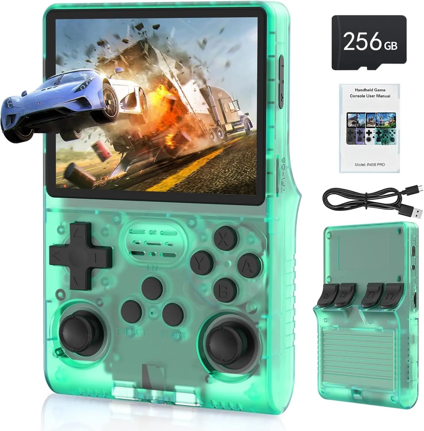 R40S Pro Handheld Retro Game Console 