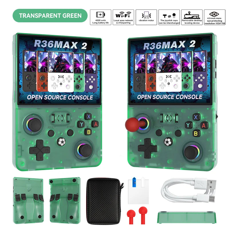 R36 Max 2 Retro Handheld Game Console (2026 Version)