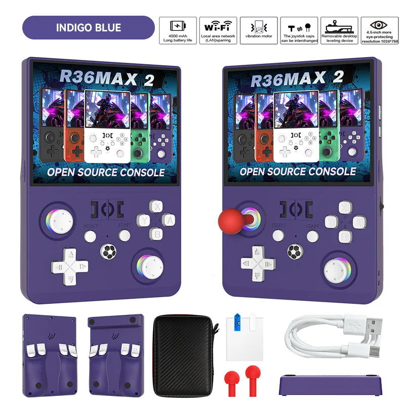 R36 Max 2 Retro Handheld Game Console (2026 Version)
