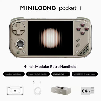 MINILOONG POCKET 1 Retro Handheld Game Console (2026 Version)