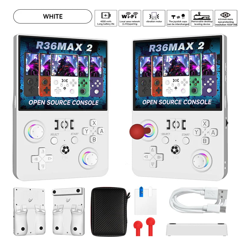 R36 Max 2 Retro Handheld Game Console (2026 Version)