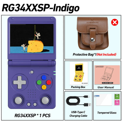 RG34XXSP Retro Handheld Game Console (2026 Version)