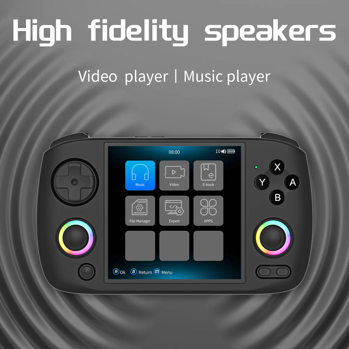 RG CubeXX Retro Handheld Game Console (2026 Version)
