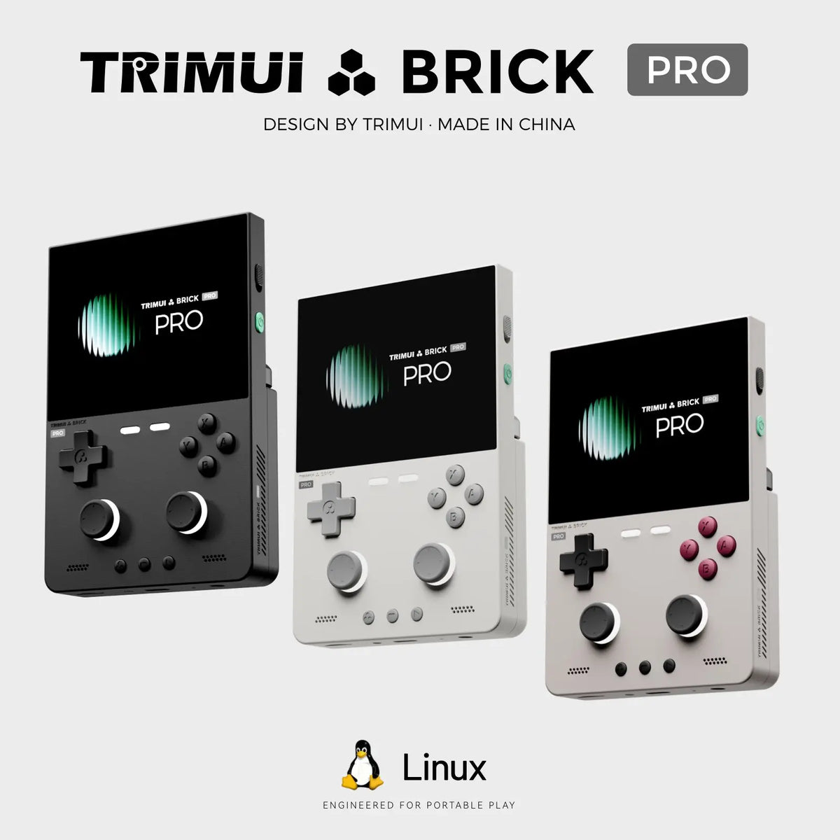 TRIMUI BRICK PRO Retro Handheld Game Console (2026 Version)