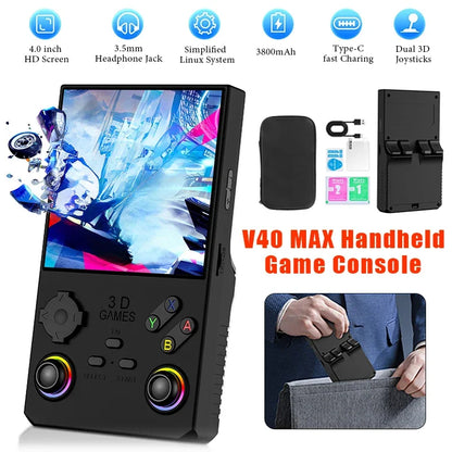 V40 MAX Retro Handheld Game Console (2026 Version)