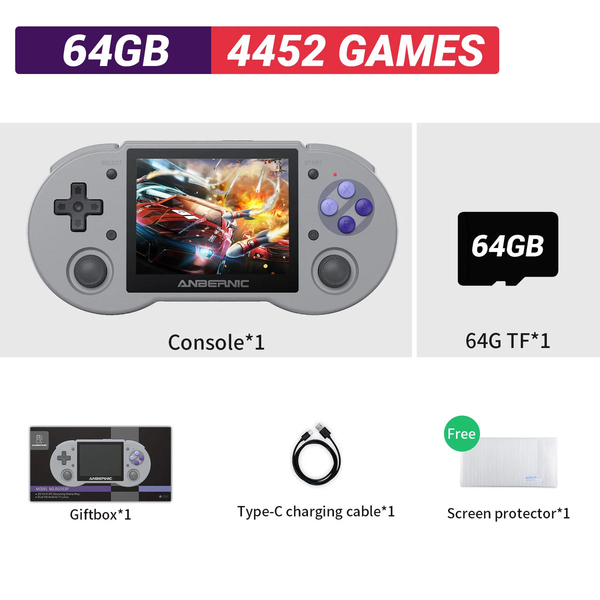 RG353P Retro Handheld Game Console (2026 Version)
