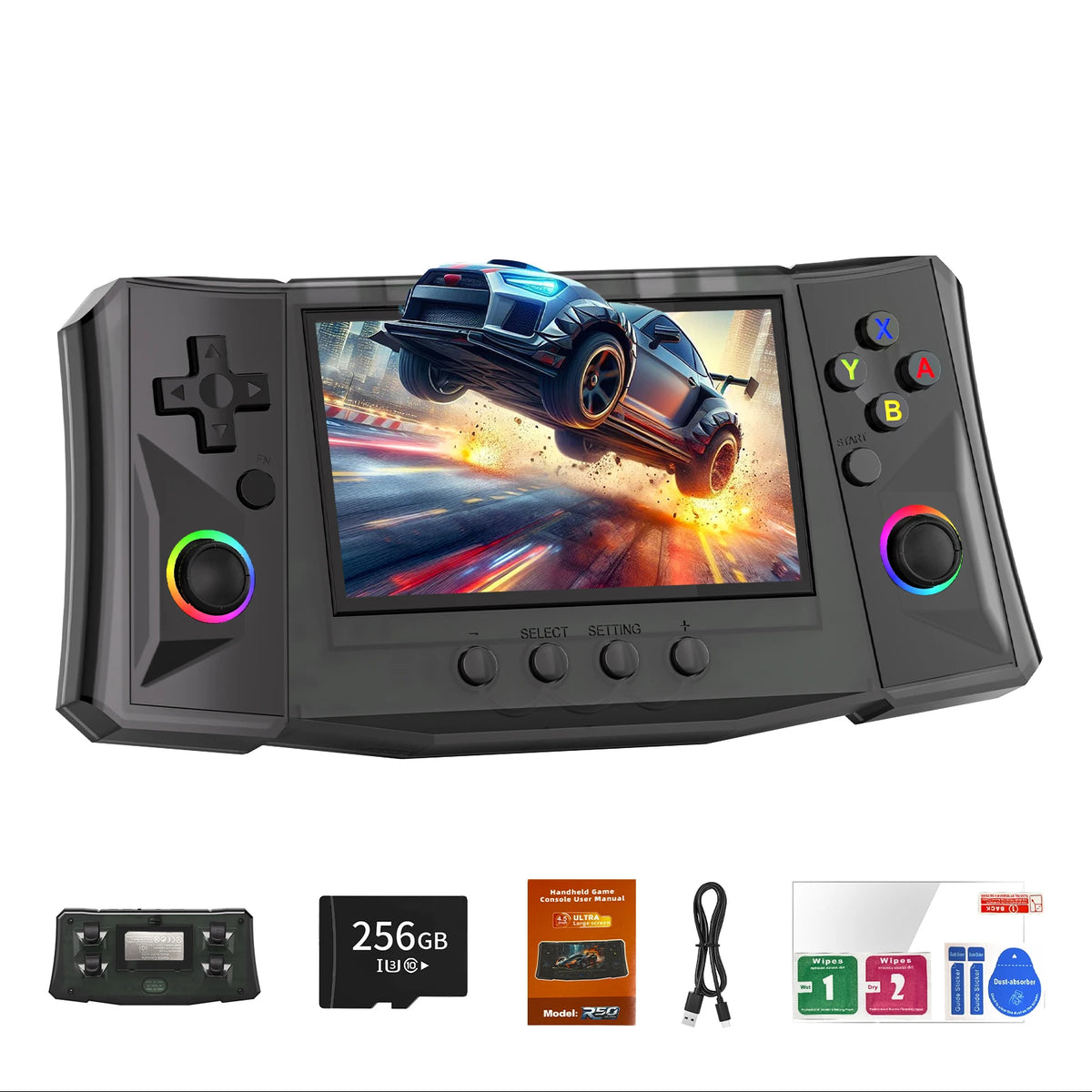 R50 Ultra Retro Handheld Game Console 
