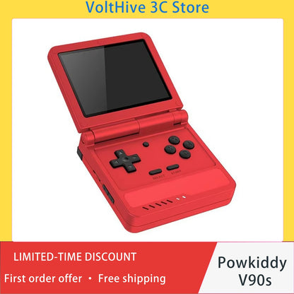 Powkiddy V90s Retro Handheld Game Console (2026 Version)