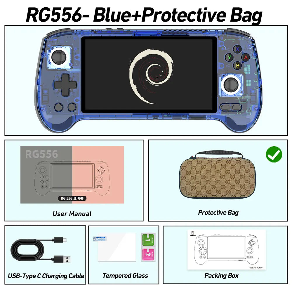RG556 Retro Handheld Game Console (2026 Version)