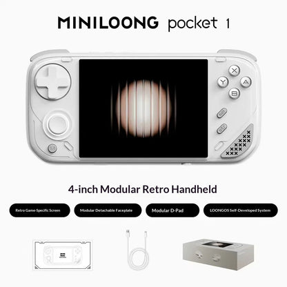 MINILOONG POCKET 1 Retro Handheld Game Console (2026 Version)