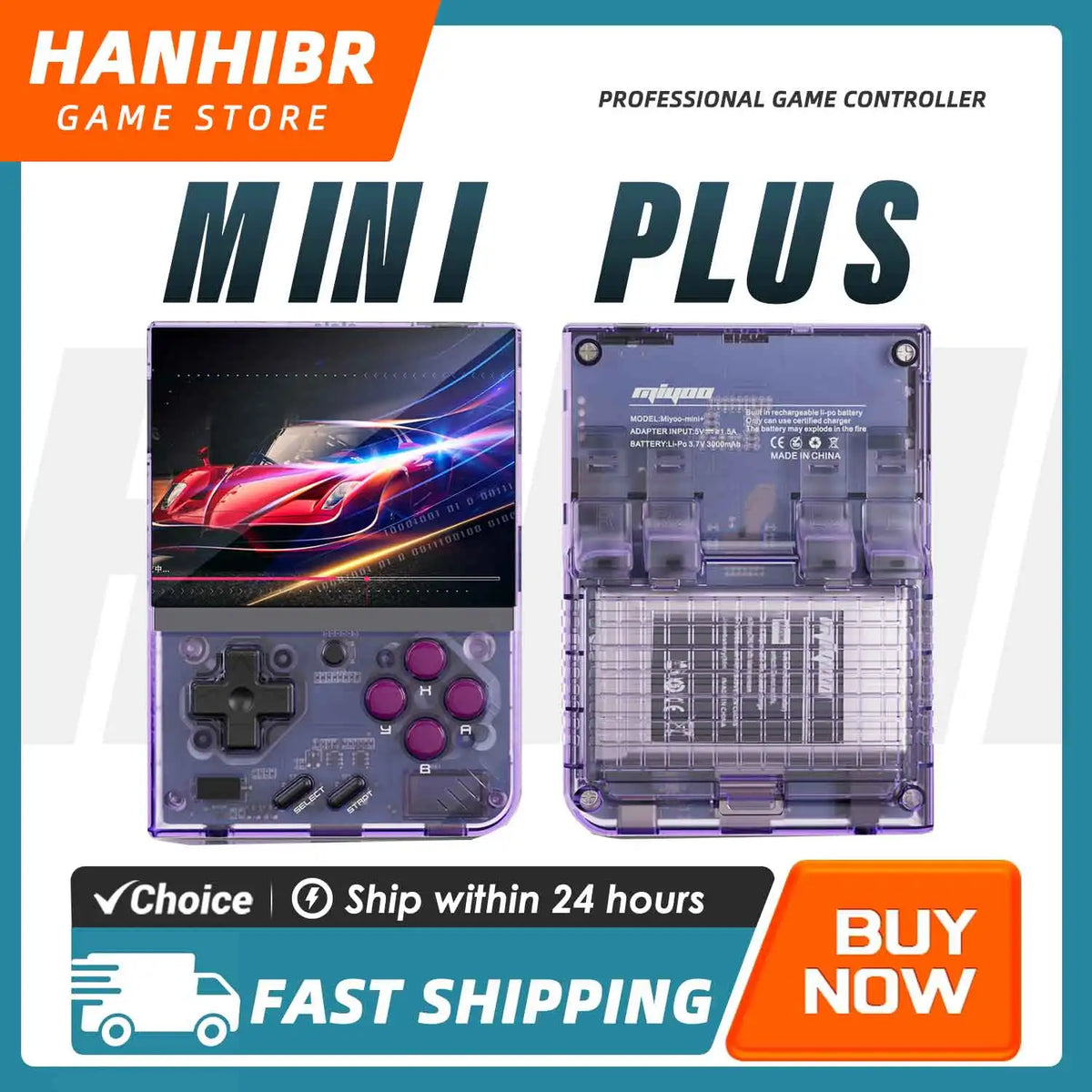 MIYOO Mini Plus Retro Handheld Game Console (2026 Version)