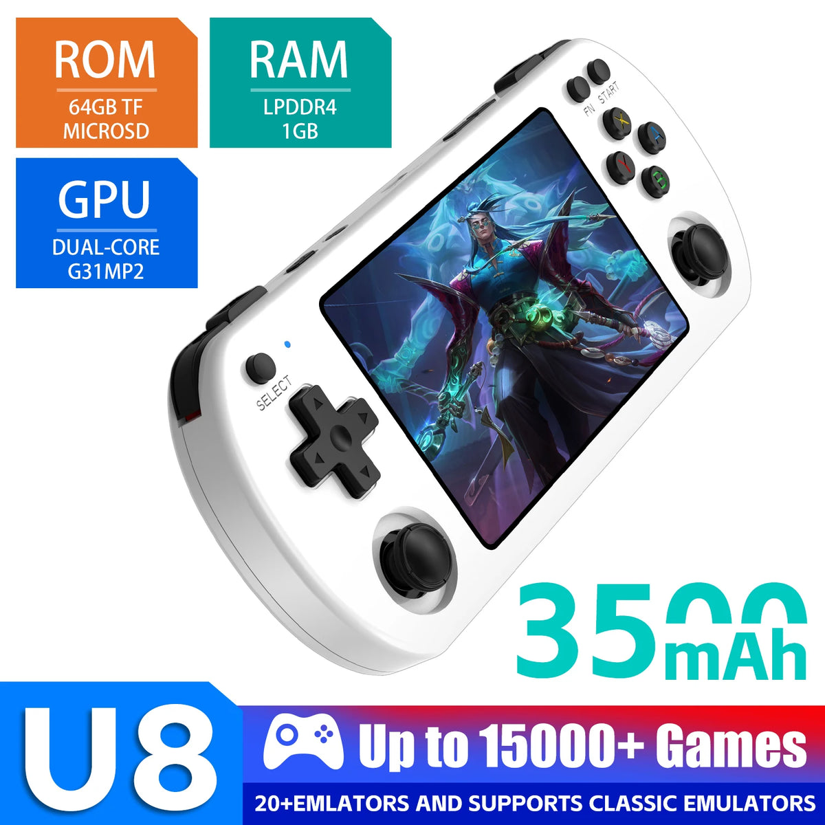 U8 Retro Handheld Game Console (2026 Version)