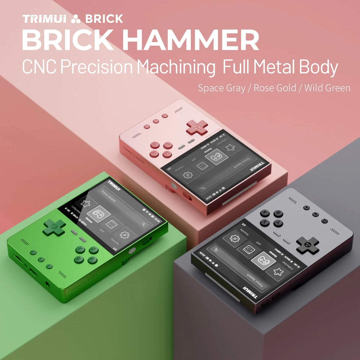 TRIMUI Brick Hammer Retro Handheld Game Console (2026 Version)