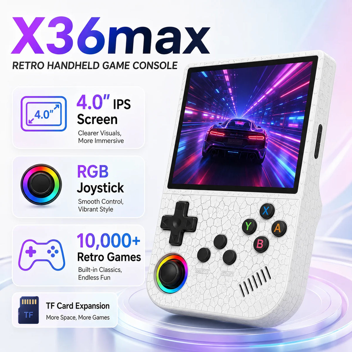 X36 Max Retro Handheld Game Console (2026 Version)
