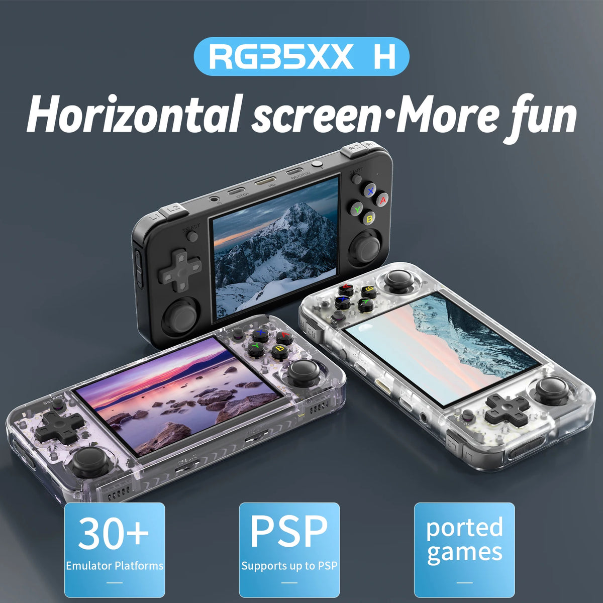 RG35XX H Retro Handheld Game Console (2026 Version)