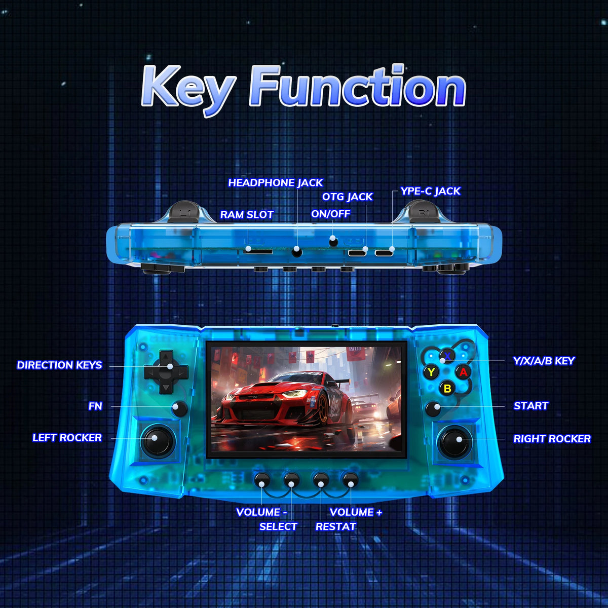 R50 Ultra Retro Handheld Game Console (2026 Version)