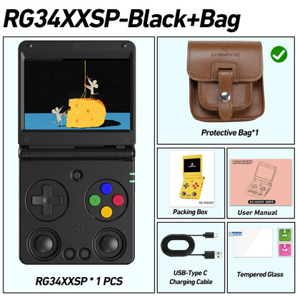 RG34XXSP Retro Handheld Game Console (2026 Version)